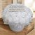 Похоронный букет из атласных лент в коробке (50 роз), белый цвет. 6183902891 фото